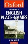 A Dictionary Of English Place Names By A D Mills Goodreads