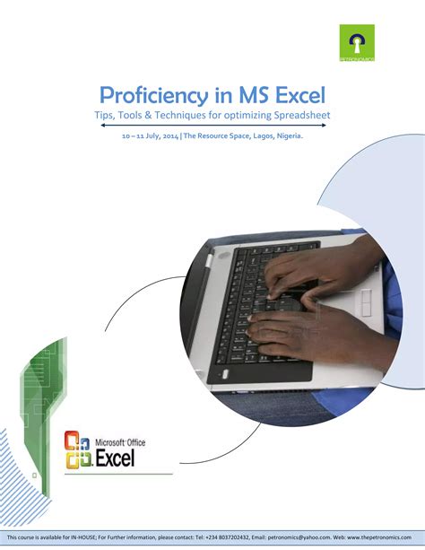 Proficiency In Ms Excel Lagos Pdf