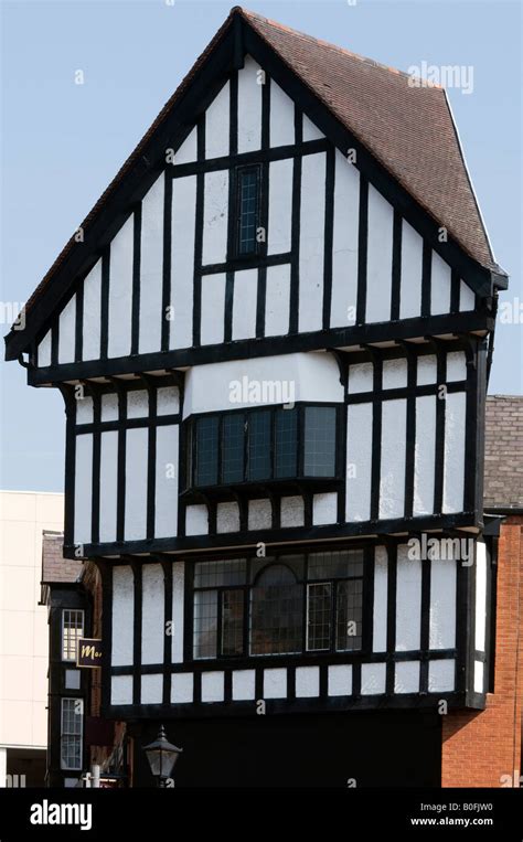 Timber Framed Tudor Style Building In Chesterfield City Centre In