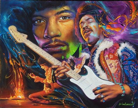 Jimi Hendrix Wallpaper Psychedelic