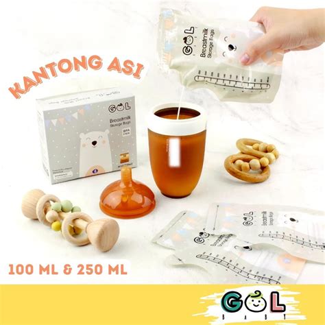 Jual Gol Baby Kantong Asi Breast Milk Plastik Asi Ml Dan Ml