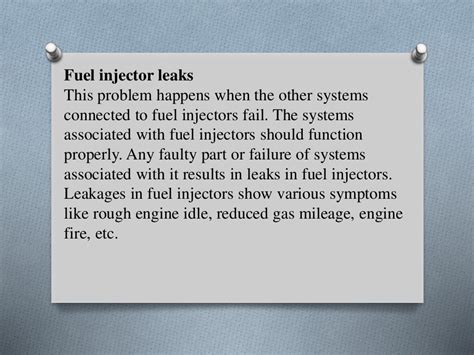 Common Fuel Injector Problems and Their Symptoms