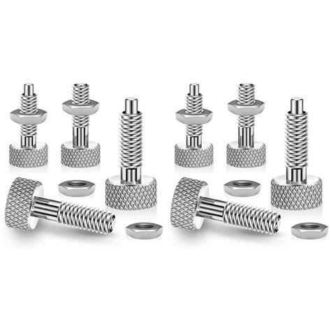 8pcs Handle Quick Release Lock Pin Retractable Spring Plunger M6