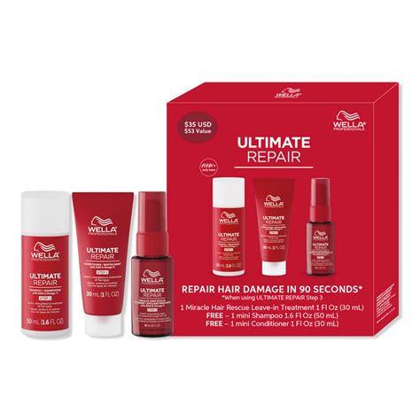 Wella Ultimate Repair Kit One Color Editorialist