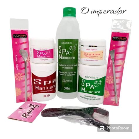 Kit Spa P Os P S Amaciante Removedor Creme C Ur Ia Creme Esfoliante