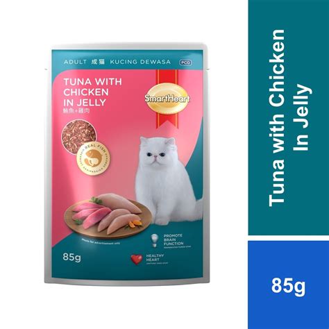 Smart Heart Cat Pouch Tuna With Chicken In Jelly 85g Shopee Malaysia