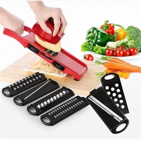 Ralador Fatiador De Legumes Mandoline Slicer Aço Inoxidável R 33 90