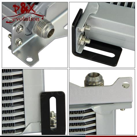 Universal Thermostatic Deg C Row Oil Cooler Kit With Bracket