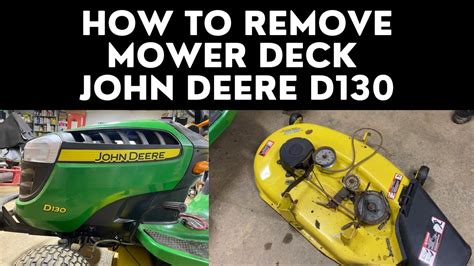 John Deere D130 Mower Deck Belt Diagram