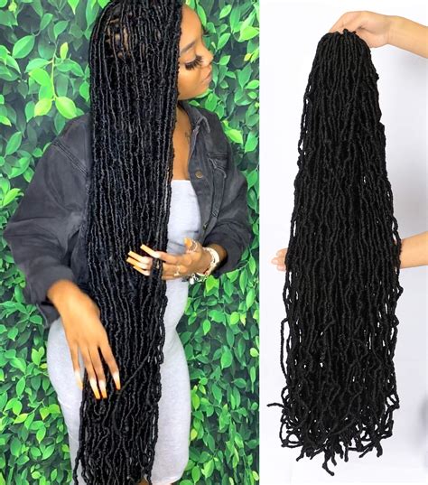 Buy Faux Locs 36 Inch Crochet Hair 3 Packs New Soft Locs Long Pre