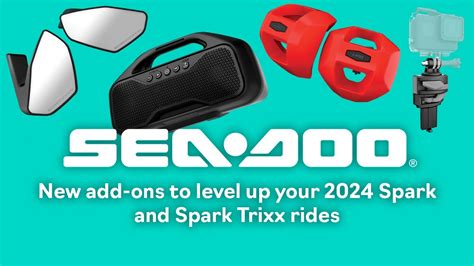 A New Wave Of 2024 Sea Doo Spark And Spark Trixx Accessories Youtube