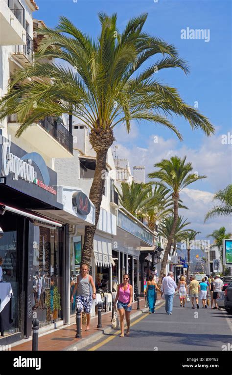 Luxury Shops At The Exclusive Yacht Harbour Of Puerto Ban S Marbella