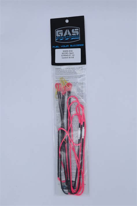 Elite Spirit – Flo Pink with Black Servings | GAS BOWSTRINGS