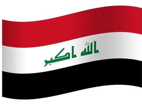 Premium Psd Flag Of Iraq D Waving