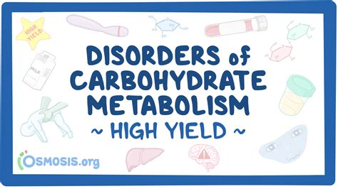 Disorders Of Carbohydrate Metabolism Pathology Review Video Causes