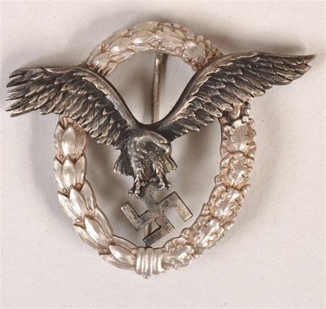 Regimentals German Wwii Luftwaffe Pilots Badge