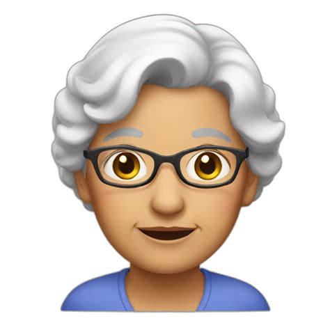 Caucasian Grandma Ai Emoji Generator