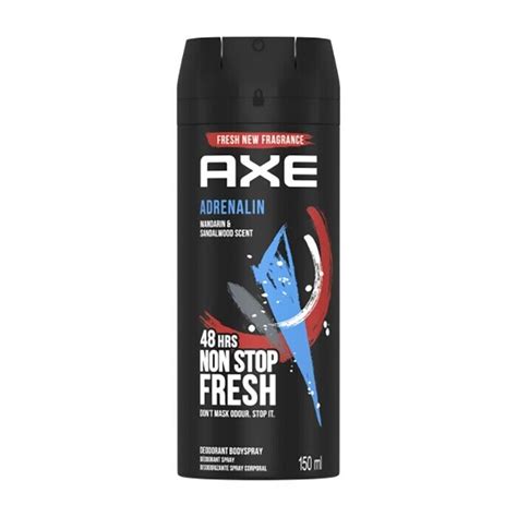 Axe Adrenalin Hour Fresh Deodorant Body Spray Fragrance For Men