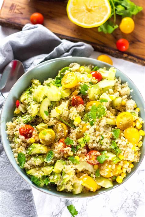 Simple Quinoa Salad Recipe Healthier Steps