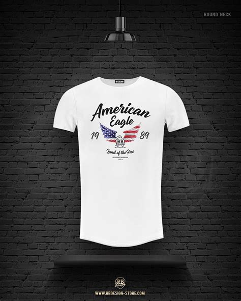 1 Us Flag American Eagle Mens T Shirt Cool Unique Graphic Tees