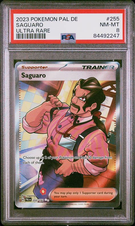 Pokemon German Pal De Paldea Evolved Saguaro Ultra Rare Psa