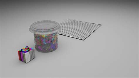 Hama Beads 3D model | CGTrader