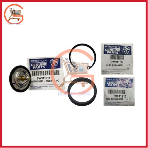 THERMOSTAT KIT SET 78 C OR 82 C ORIGINAL PROTON GEN2 PERSONA BLM FL