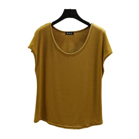 2024 Summer New Style Loose Slimming Simple Top Solid Color Outer Wear