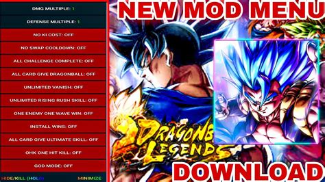 Dragon Ball Legends New Mod Menu All Card Give Ultimate Skill Hack