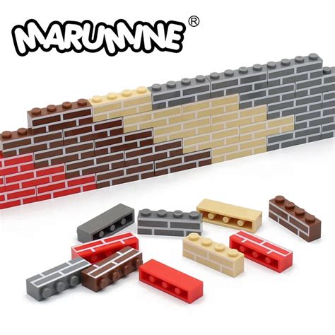 Marumine Pcs X Build Brick House Wall Bulk Building Blocks Moc City