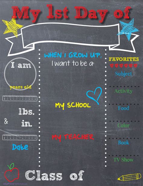 Editable Back To School Signs