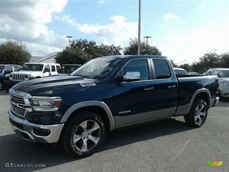 2019 Patriot Blue Pearl Ram 1500 Laramie Quad Cab 130390701 Car Color Galleries