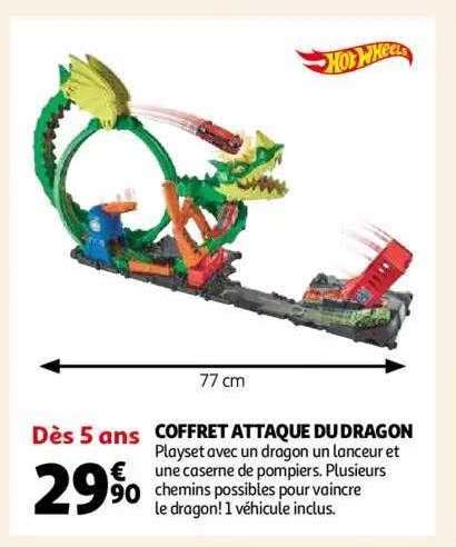 Promo Coffret Attaque Du Dragon Hot Wheels Chez Auchan Icatalogue Fr