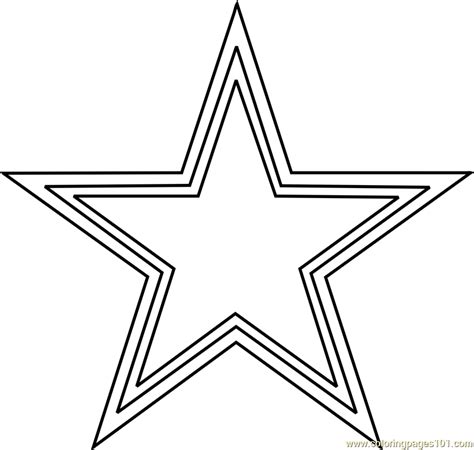 Dallas Cowboys Logo Coloring Page for Kids - Free NFL Printable ...