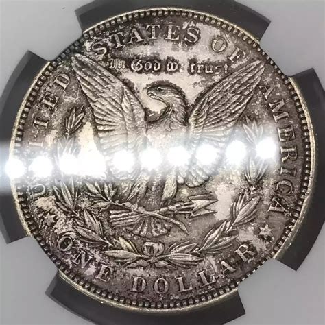 Morgan Silver Dollar Ngc Au Top Vam Ddo Doubled Ear Old