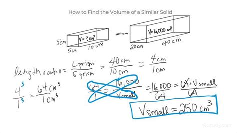 How To Find The Volume Of A Similar Solid Geometry Study