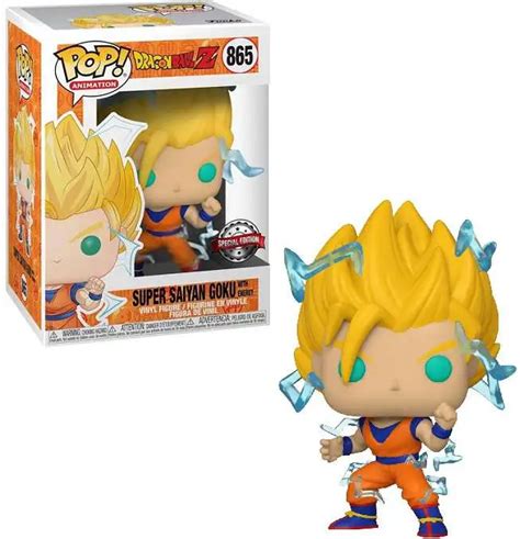 Funko Dragon Ball Z Pop Animation Super Saiyan Goku With Energy Exclusive Vinyl Figure 865