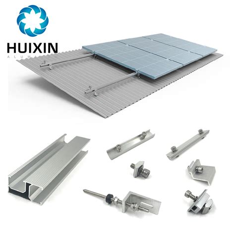 Ibr Metal Roof Aluminum Solar Bracket And Solar Panel Structure