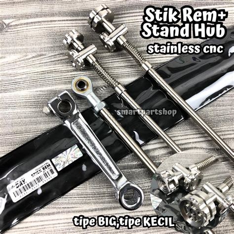 Jual Stik Rem Set Standhub Belakang Stainless Paha Rem Pnp Cb Gl Mp