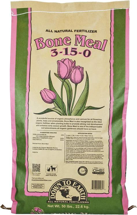 Amazon Down To Earth Organic Bone Meal Fertilizer Lb