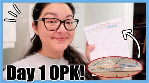 How I M Tracking My Ovulation Cd 8 Day 1 Opk Youtube