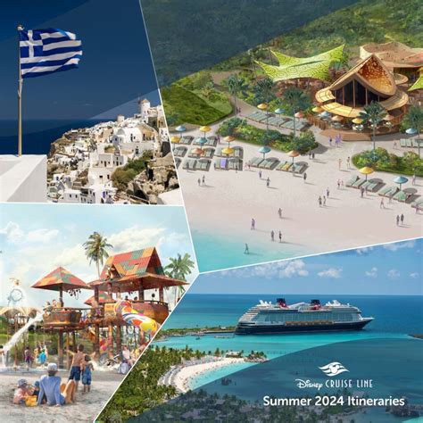 Disney Cruise Line Summer 2024 Itineraries Rafa Rosamund