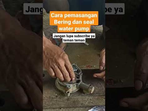 Cara Pemasangan Bering Dan Seal Water Pump Jupiter Mx Vixion Youtube