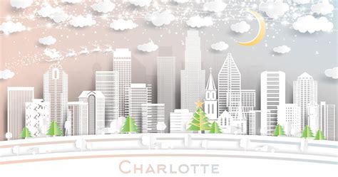 Charlotte Nc Skyline Vector Art, Icons, and Graphics for Free Download