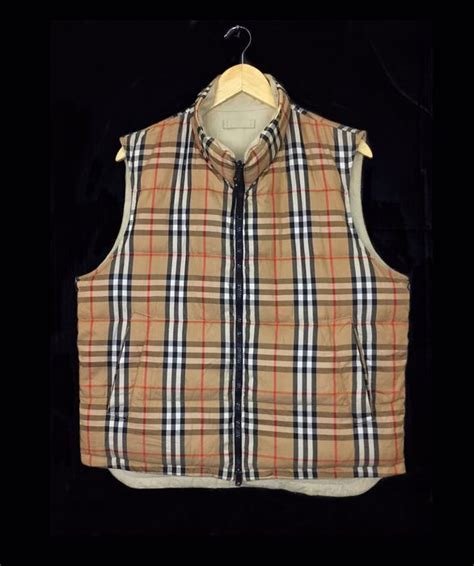 Burberry Prorsum Authentic Burberrys Puffer Reversible Checker Vest