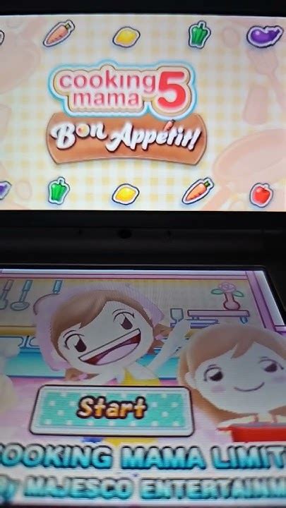 Cooking Mama 5 Bon Appetit 3ds Youtube