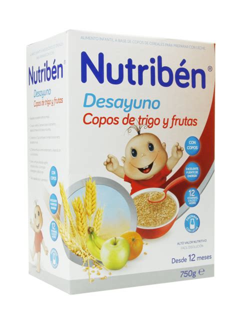 Nutriben Desayuno Copos Trigo Y Fruta Gr Comprar A Precio En Oferta