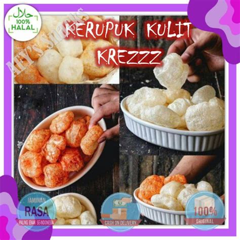 Jual Kerupuk Kulit Viral Dorokdok Viral Rasa Original Pedas Gurih Pedas