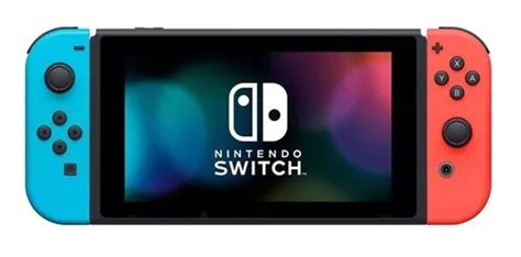 Nintendo Switch 32gb Standard Cor Vermelho Néon Azul Néon E Preto à