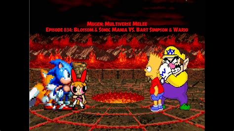 Mugen Multiverse Melee Episode 834 Blossom Sonic Mania VS Bart